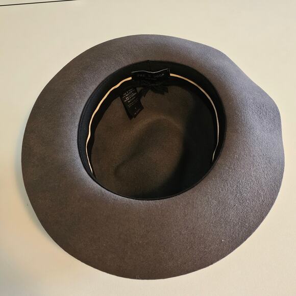 Rag & Bone Charcoal Gray Wool Fedora Hat Size Medium